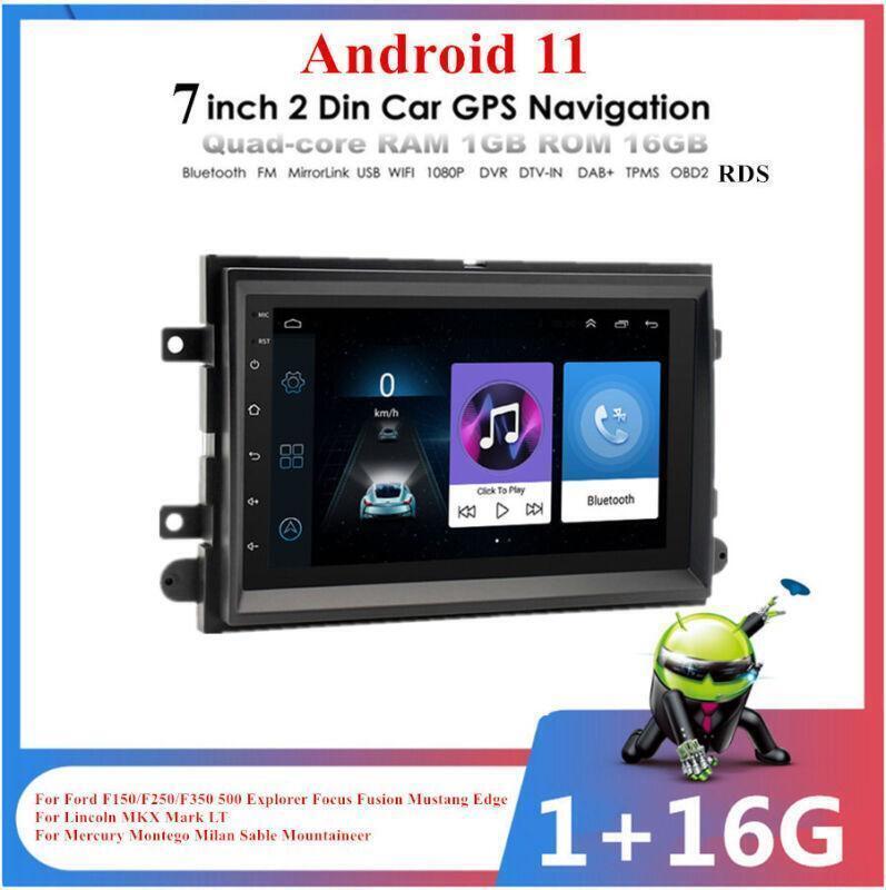 Car 7 For 04-12 for Ford F-150 Focus for Mustang Escape Android 11 Stereo Navi Player