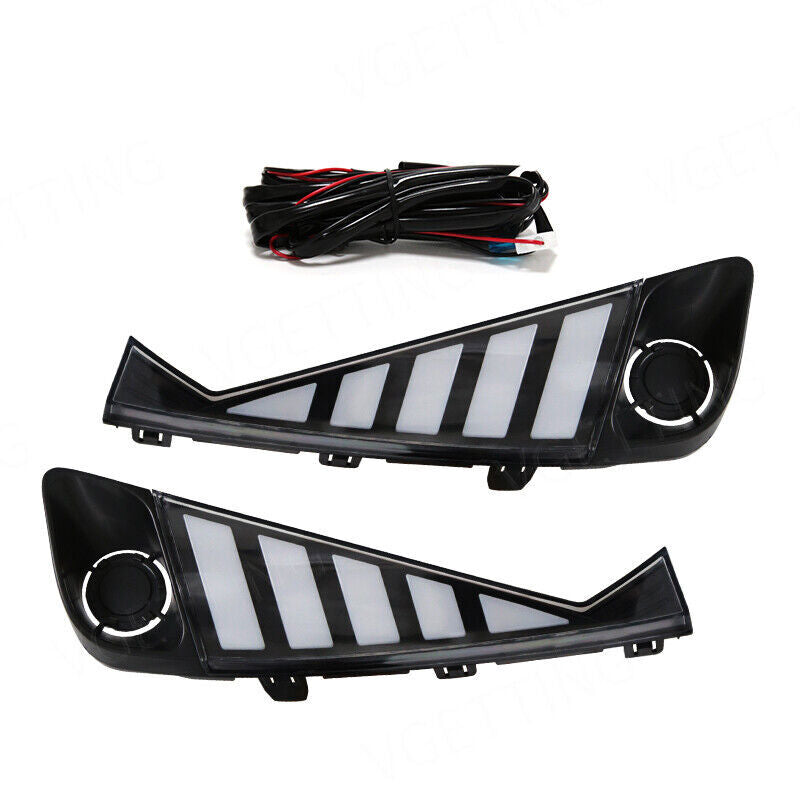 LED DRL daytime running fog lights with turn signals applicable to for Toyota 2020-2021 C-HR