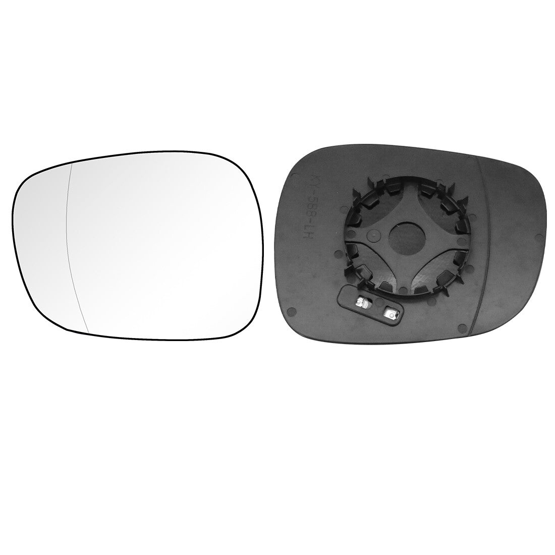 51162991659 Front Left Side Heated Power Mirror Glass for BMW X1 E84 X3 F25