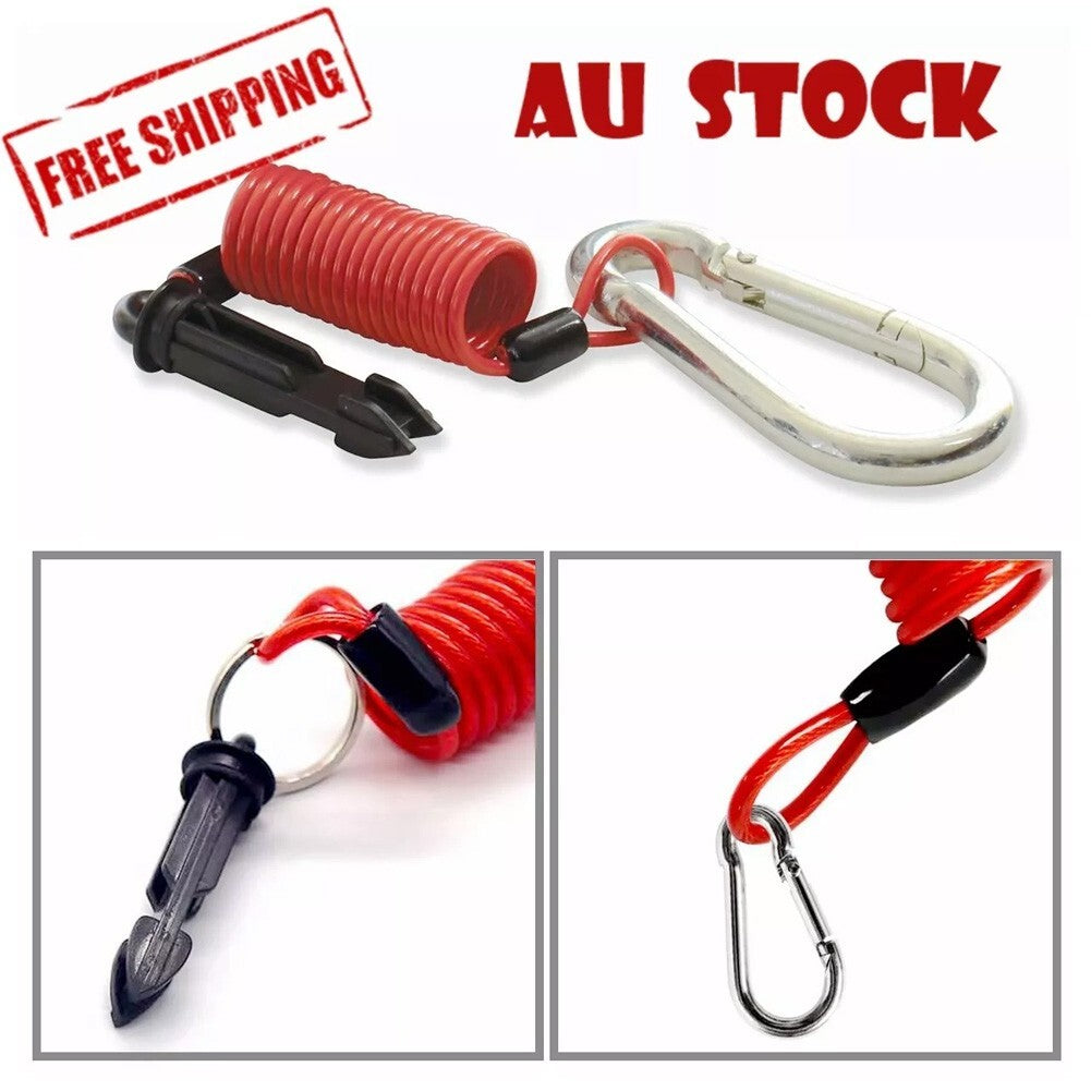 Trailer Safety Electric Breakaway Cable Brake Away Switch Caravan Camper Car