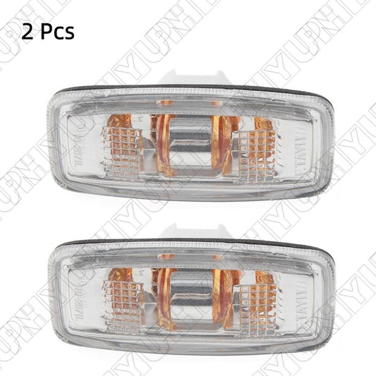 2¡Á Side Marker Light Lens Turn Signal Lamp Cover for Infiniti M35 M45 2006-2007