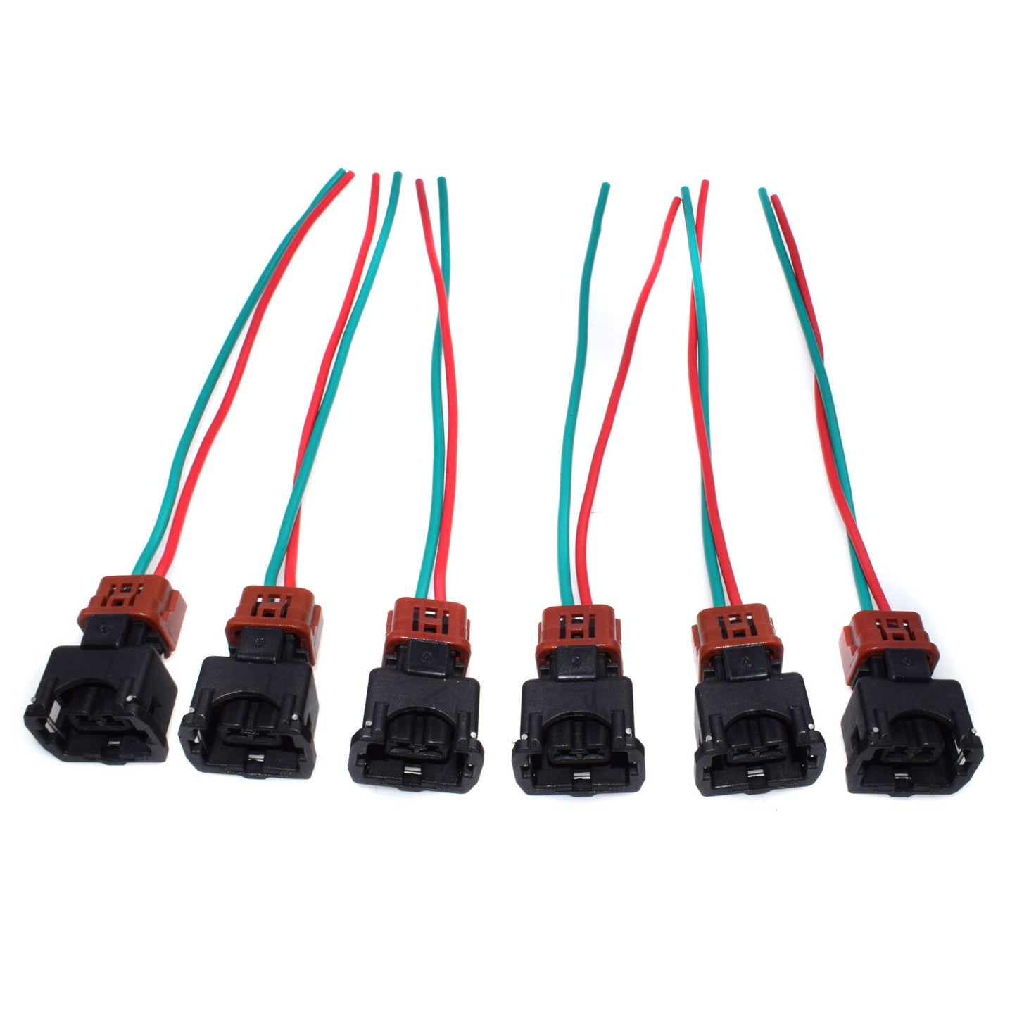6X Fuel Injector Connector Pigtail Harness WRS-Z32INJ-P1 for NISSAN MAXIMA 300ZX