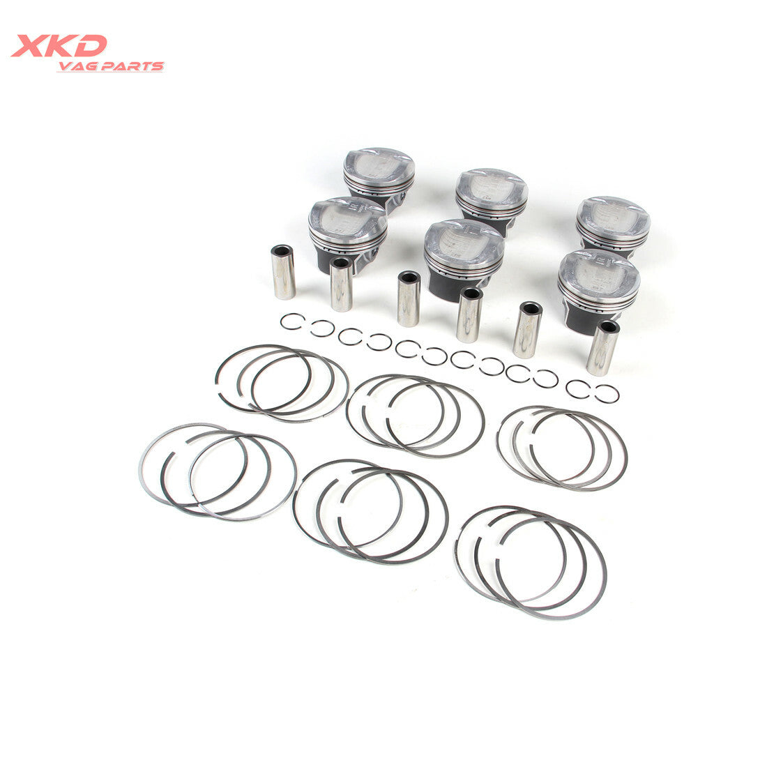 3.0T PistonRing Assembly Fit for Audi for A4 for A5 for A6 A7 Q7 CREC CRED CREH 06E107065DS
