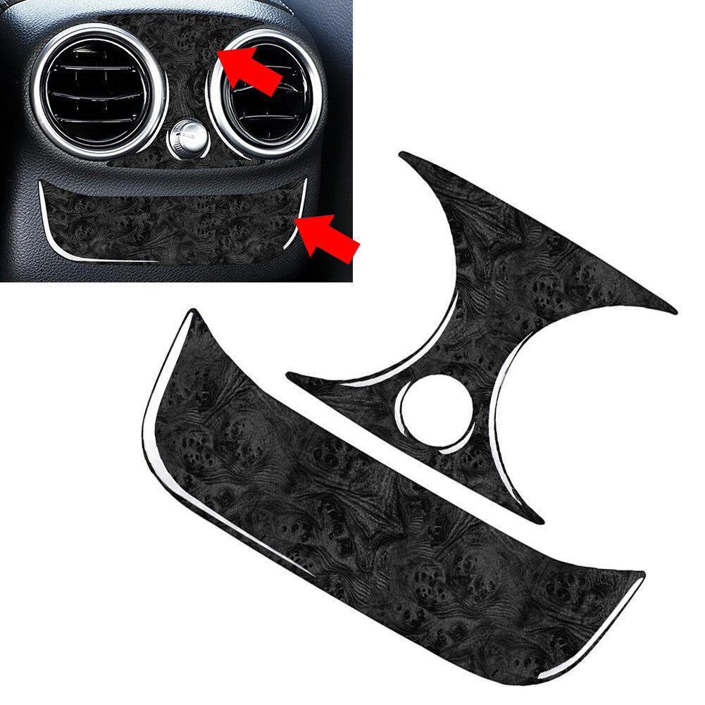 2Pcs Air Vent Outlet Cover Trim for Mercedes Benz C Class W205 2015-2018 2016