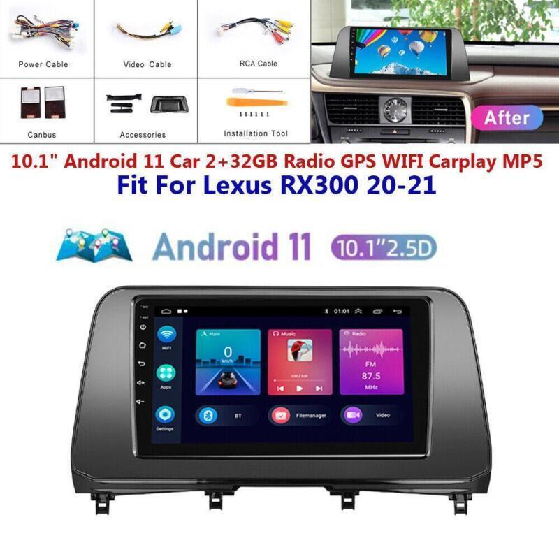 10.1 Carplay 2G+32G Android 11 Radio GPS Wifi MP5 Fit for Lexus RX300 2020-2021