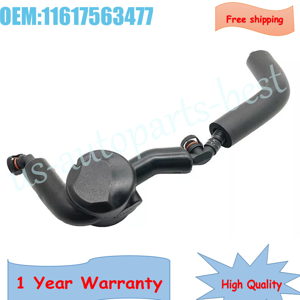11617563477 for BMW 550i 650i 4.8L Crankcase PCV Breather Pipe w/Vent Valve