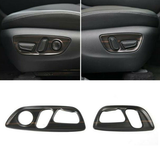 Peach Wood Grain for Seat Button Switch Panel Cover Trim for Toyota Venza 2021-2023