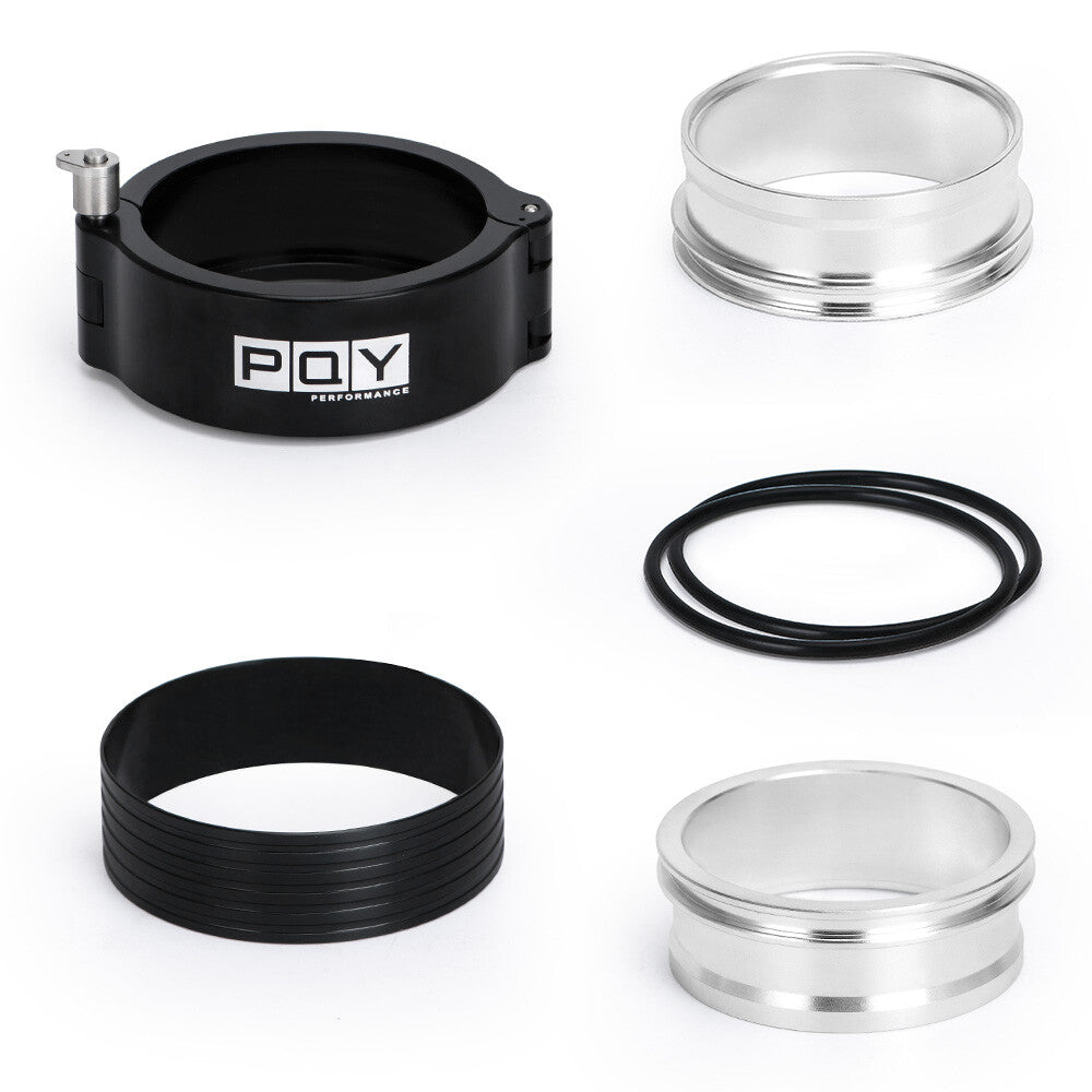 Quick Release HD V-Band Clamp 2.5'' For Intercooler Intake Exhaust Pipe Aluminum