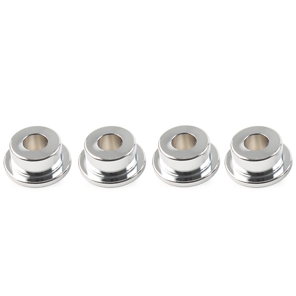for Harley Dyna Wide Super Glide Softail Handlebar Riser Bushings Mounts Chrome