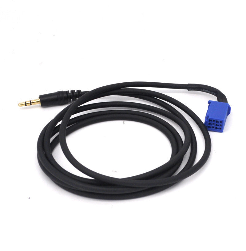 add 3.5mm aux music mp3 in input cable adaptor for Toyota for lexus Mark Levinson