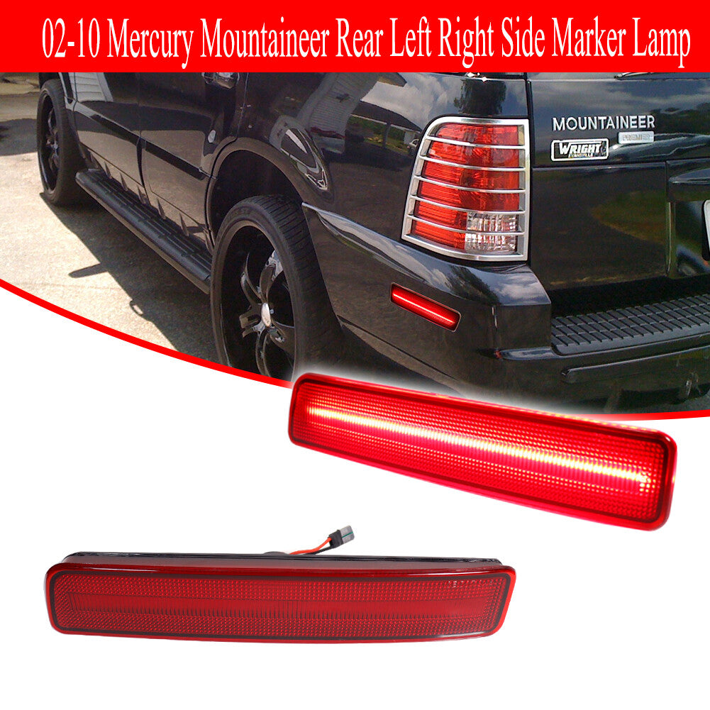 [PLUG PLAY] Red LED marker on the back of the lens for 02-10 for Mercury Mountaineer