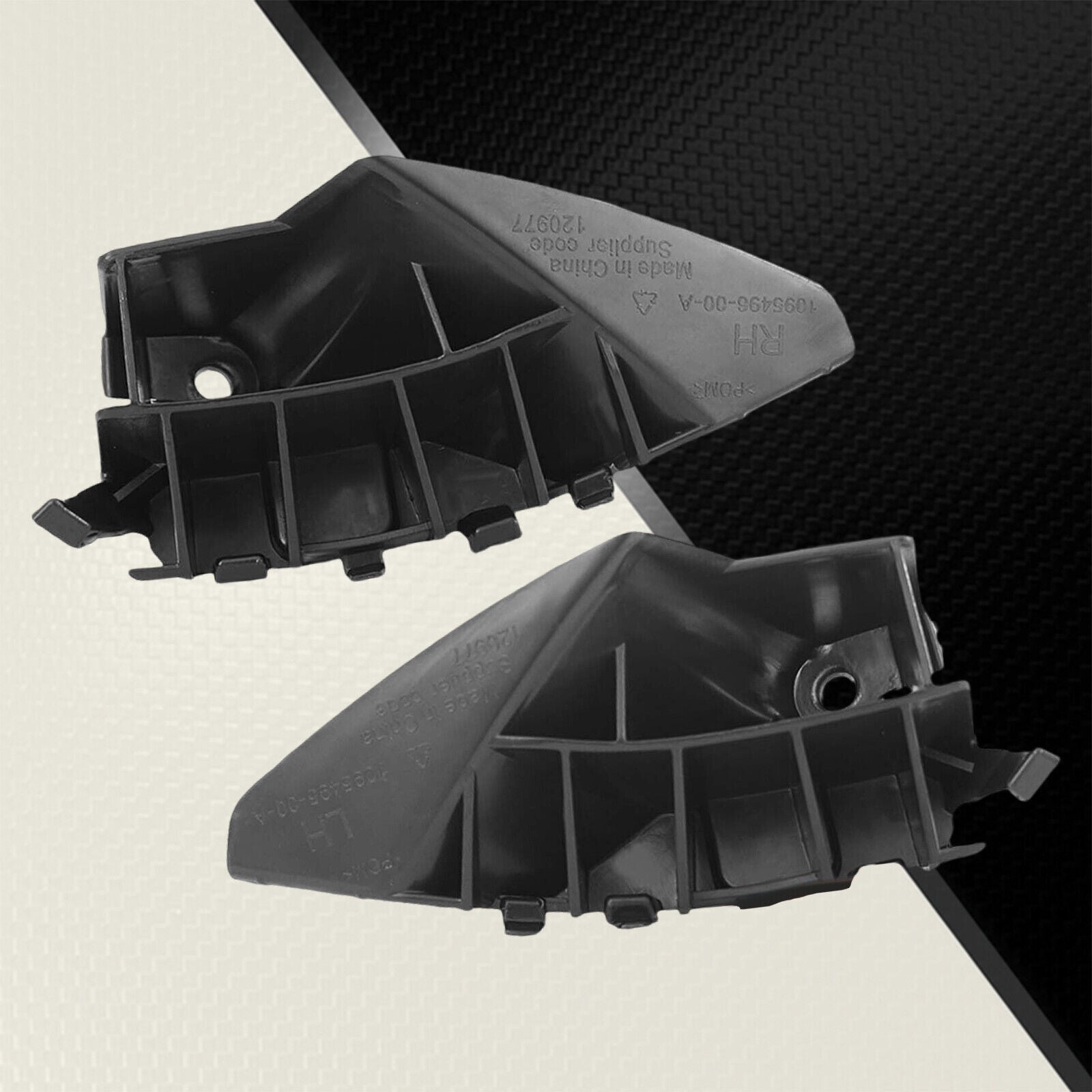 Pair Fender Bracket Support Set 109549500A 109549600A fit 12-21 for Tesla for Model S AT