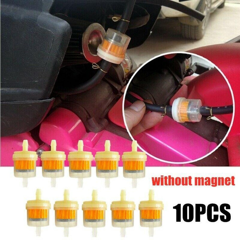 10x Inline Filter 6MM-7MM 1/4 Lawn Mower Motorcycle Parts