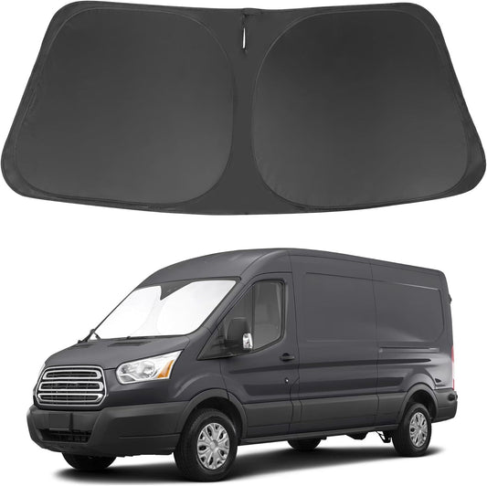 Custom Fit 2015-2025 for Ford Transit Car Front Windshield Sun Shade UVs Block Cover