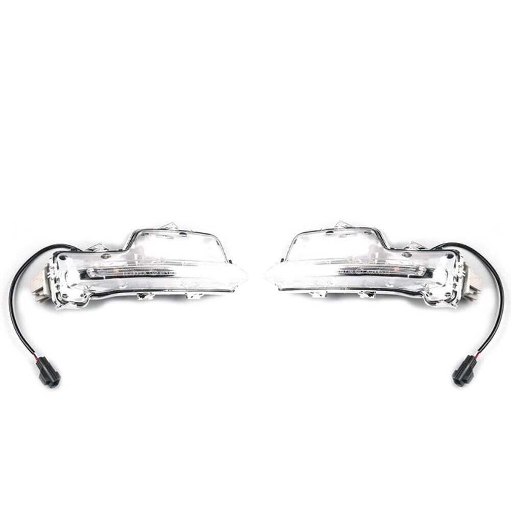 Right+Left Front Bumer LED DRL Fog Light Fit 1Pair for Volvo S60 2014-2018