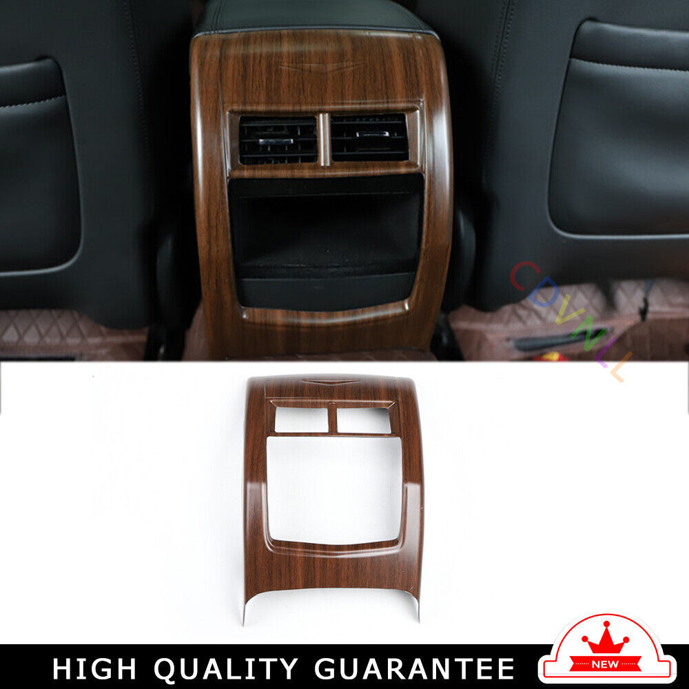 Car Rear Air Outlet Vent Frame Trim Inner for Cadillac CT6 2016-2020 Wood Grain