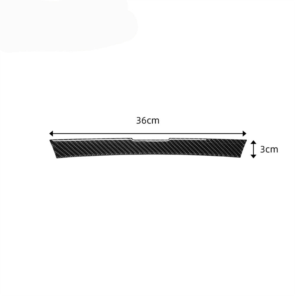 Carbon Fiber Center Control Lower Part Trim Cover for Honda Accord 2013-2017