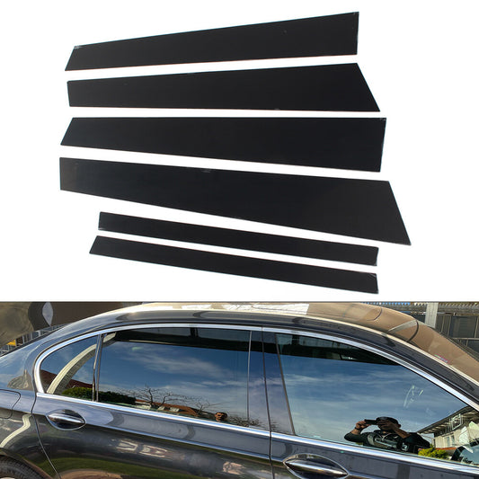 for BMW 7 Series F01 F02 2009-2015 6Pcs Car Window Pillar Posts Door Trims Cover