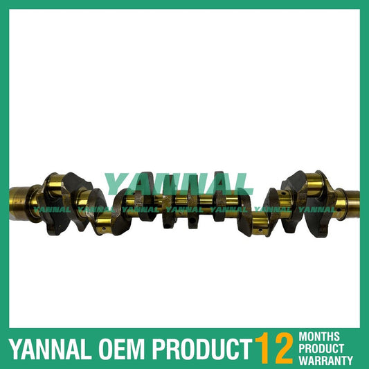 133 mm crankshaft suitable for Mitsubishi 6D15 tractor excavator diesel engine