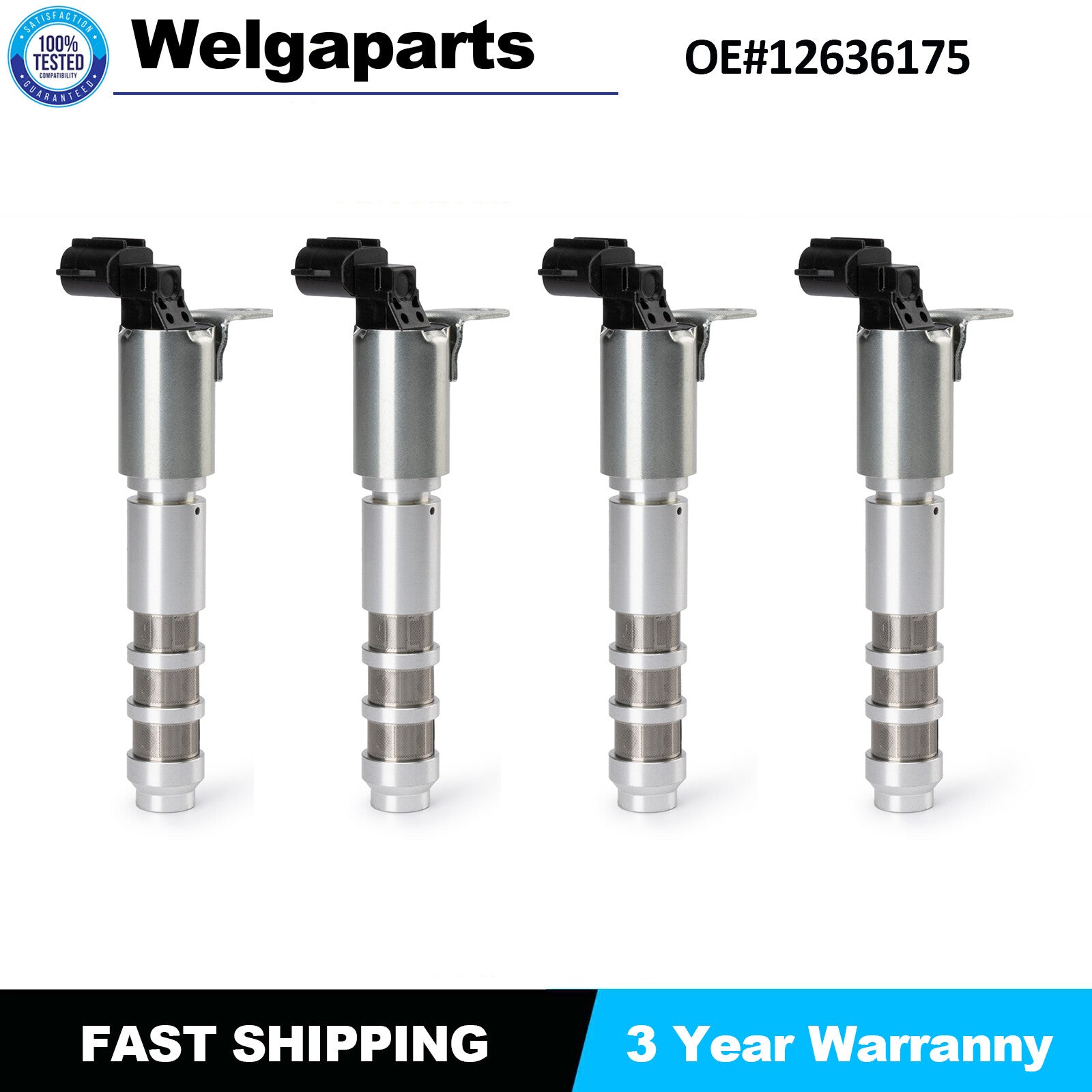 4x12636175 Variable Valve Camshaft Timing Solenoid for GMC for Cadillac for Chevrolet