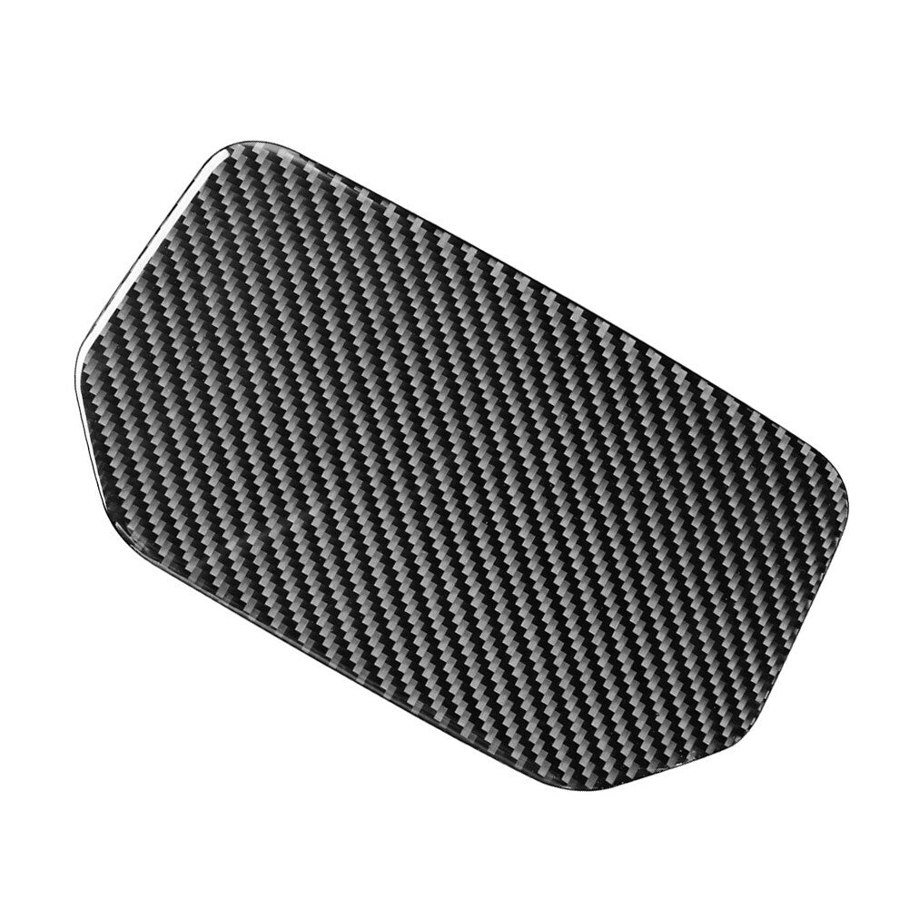 Carbon Fiber Interior Dashboard Storage Box Cover Trim for Toyota Tundra 2014-21