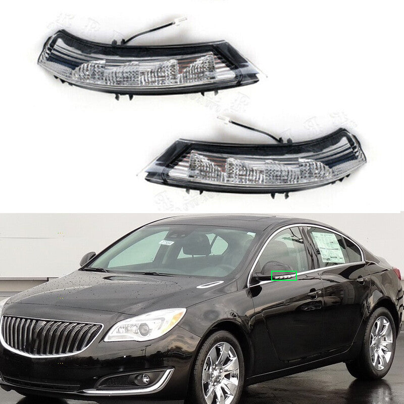 LED Rearview Mirror Turn Signal Lamp 1 Pair for Buick Regal 2011-2016