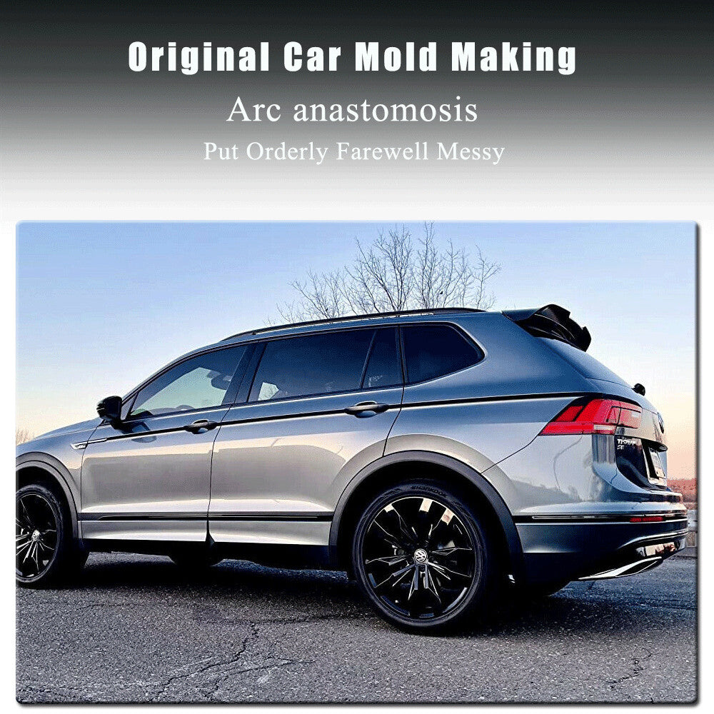 Real Carbon Rear Roof Spoiler Window Wing Fit for Volkswagen for VW for Tiguan MK2 17-19