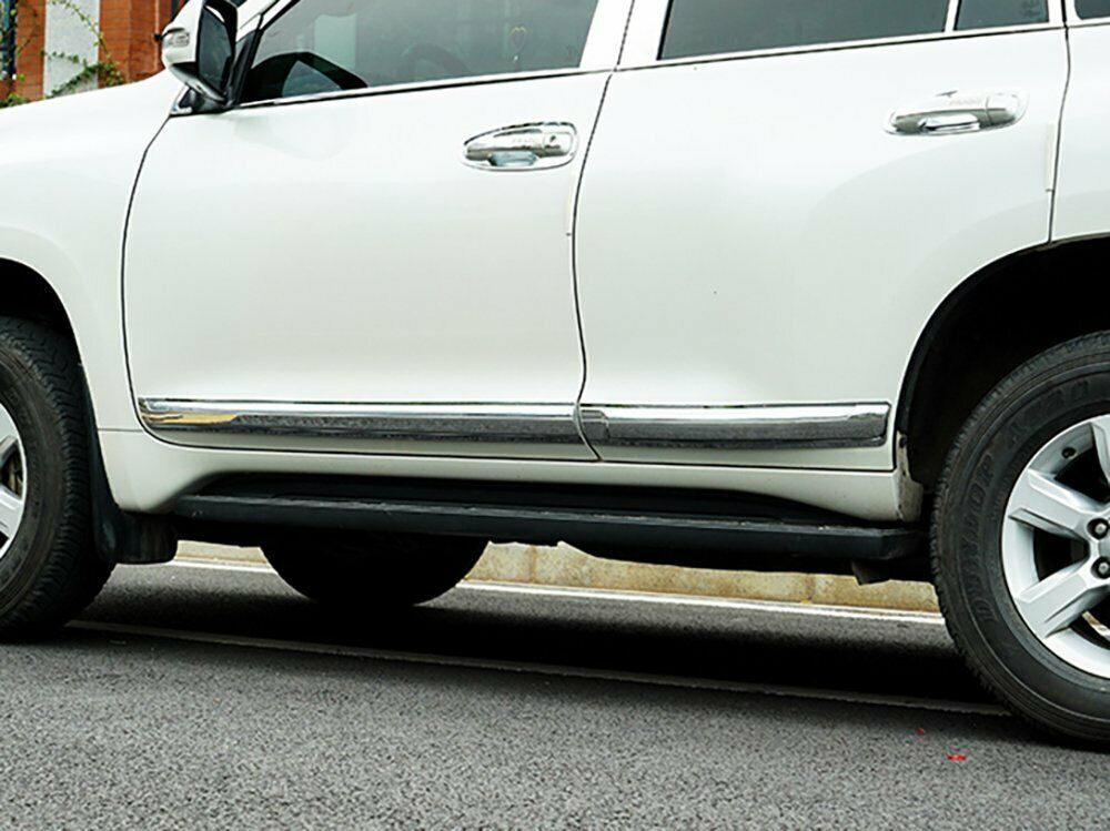 for Toyota Prado FJ150 2010-2021 Door Body Side Line Molding Chrome Cover trim