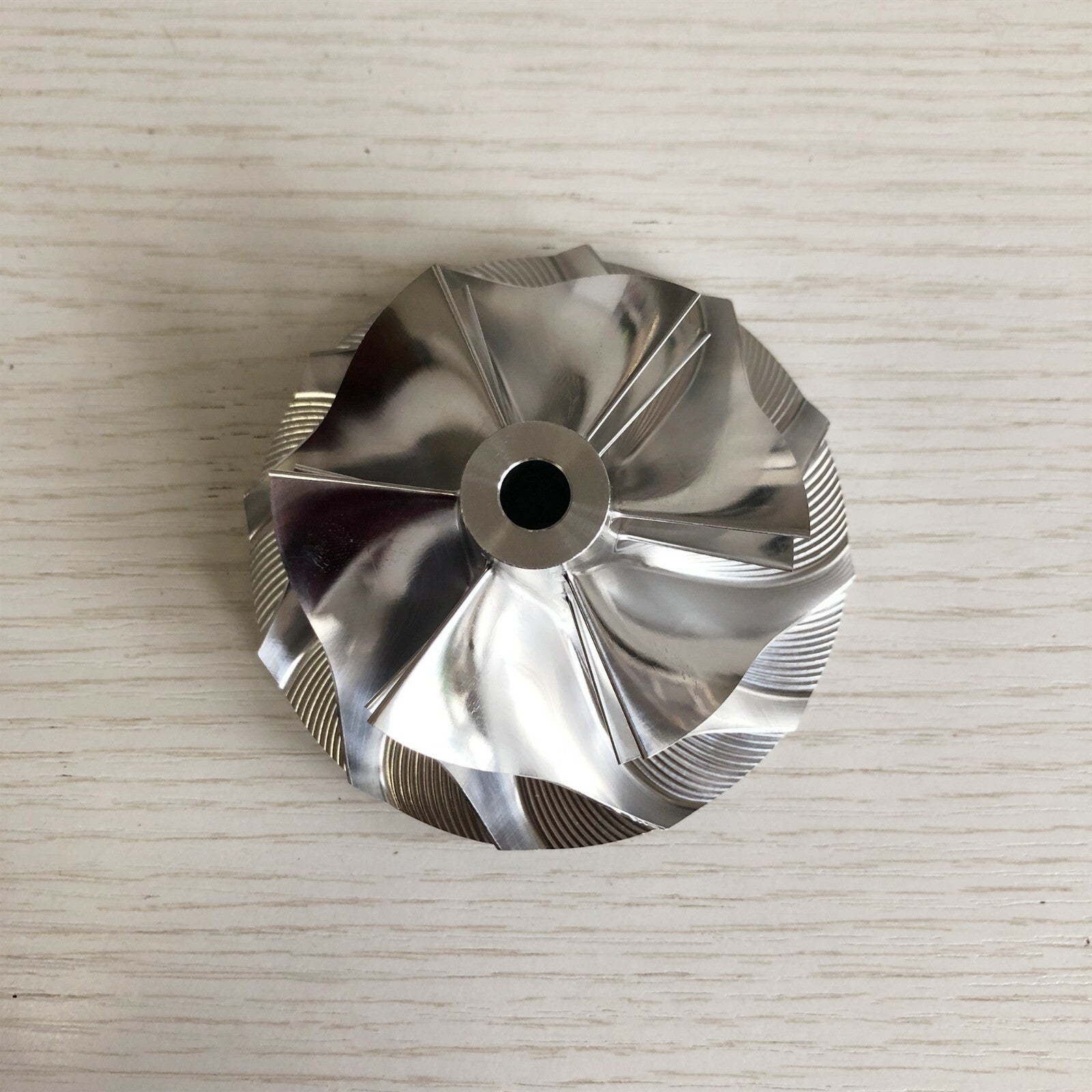 TA45 441793-0015 63.00/84.02 mm 6+6 Blade Turbine Blank Compressor Wheel