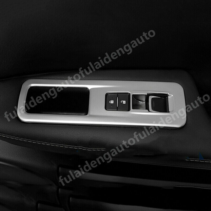 for Lexus RX350 RX450H 2016-2022 Silver Interior Window Switch Panel Cover Trim