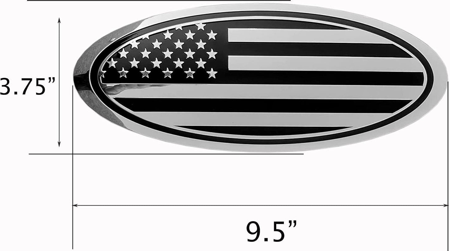 9.5-inch Car Trunk Badge Boot Back Badge Decal Sticker  for ford  F-150 Chrome