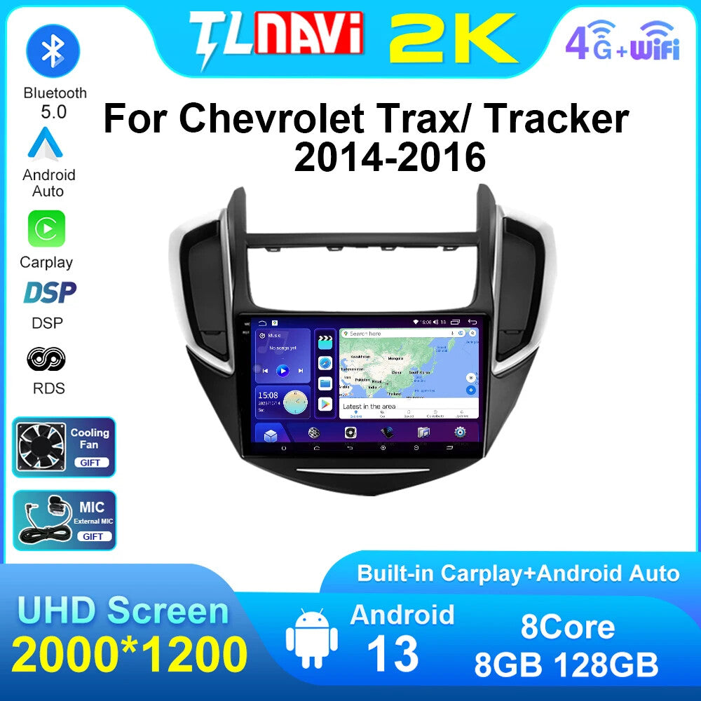 Screen Car Multimedia System for Chevrolet Trax Tracker GPS Radio Navigation