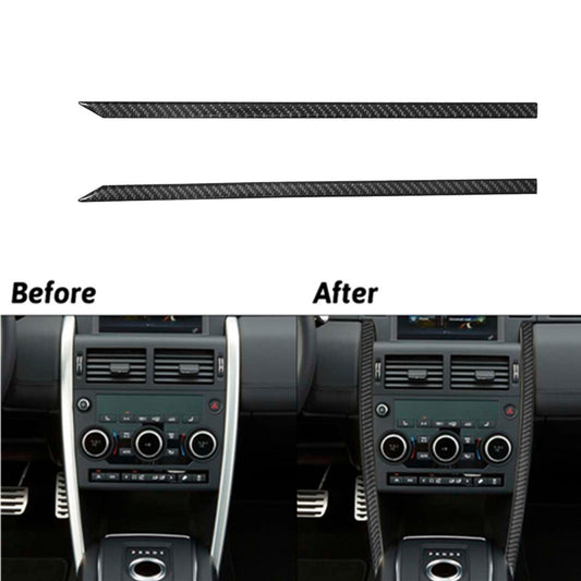 Carbon Fiber Radio R&L Side Cover Strip for Land Rover Discovery Sport 2015-2019