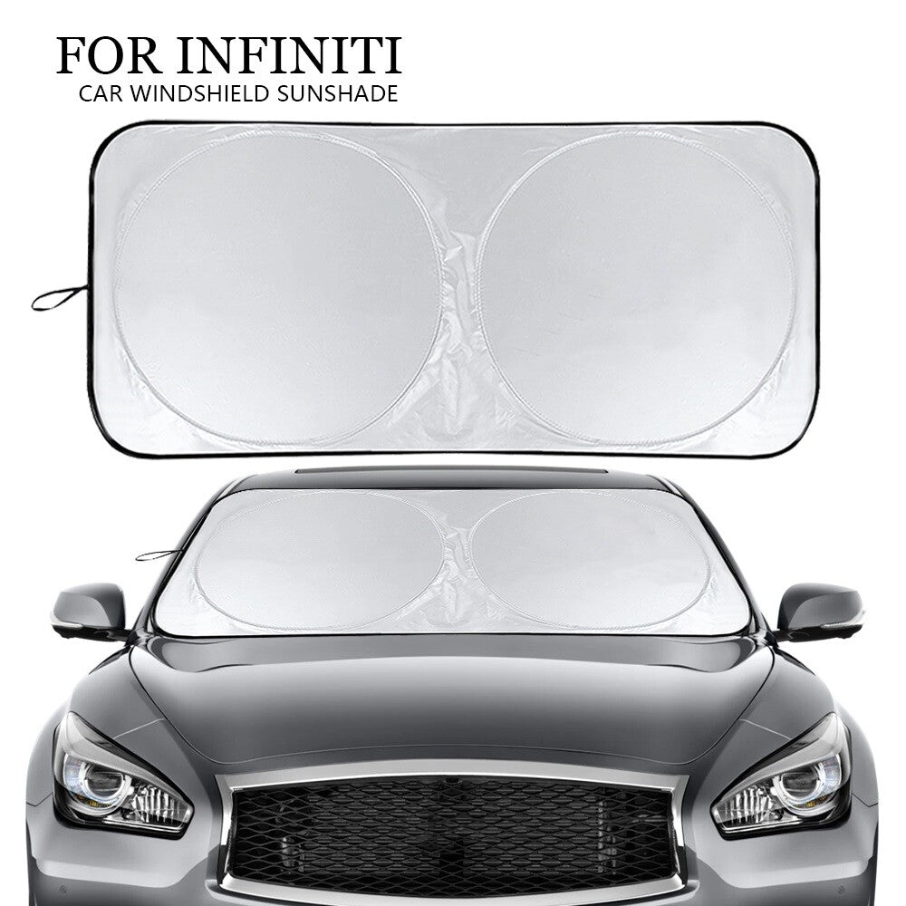 for Infiniti Accessory Car Windshield Sun Shade Reflective Foldable Visor Cover