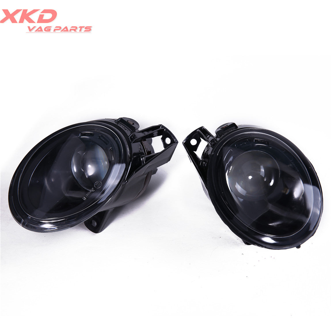 Pair Of Front Clean Lens Convex Fog Lights Fog Lamps for VW for Passat B6 3C 06-11