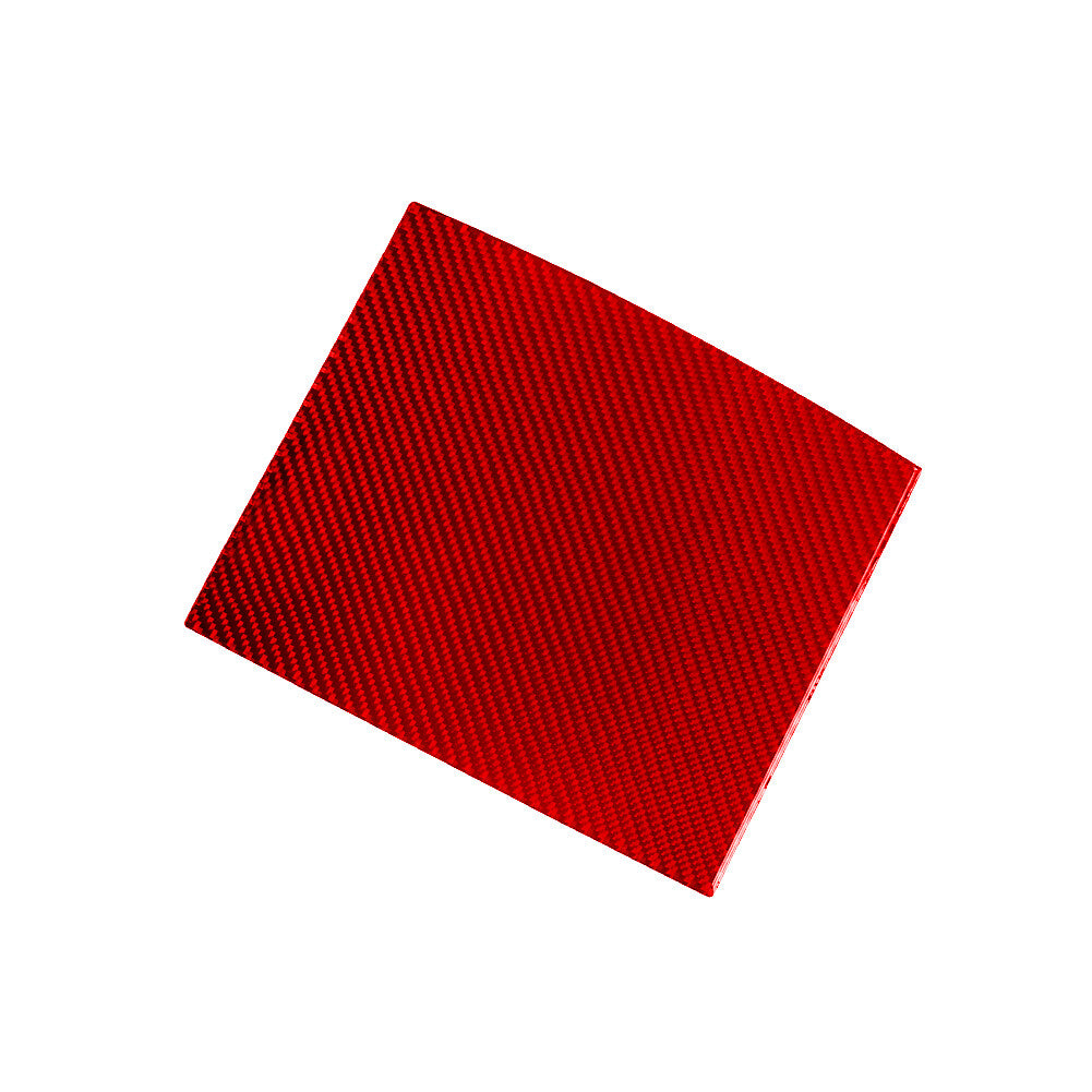 Red Carbon Fiber Above Of Center Console Cover Trim for Jeep for Wrangler 2007-2010
