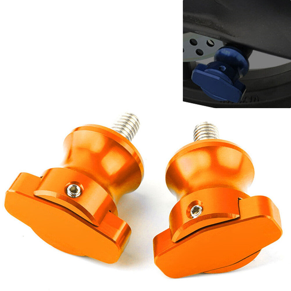 2¢ªSchwingenschieber Spulen St?nderschrauben M8 f¨¹r for Honda CBR600RR 2003-17 Orange