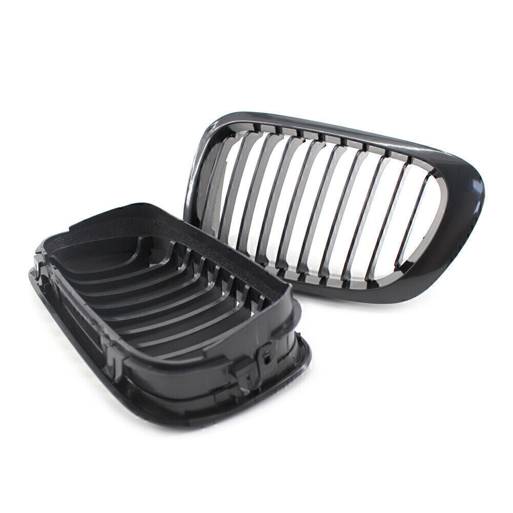 2pcs Front Kidney Bumper Grille fits for BMW 3 Series E46 M3 Coupe/Cabrio