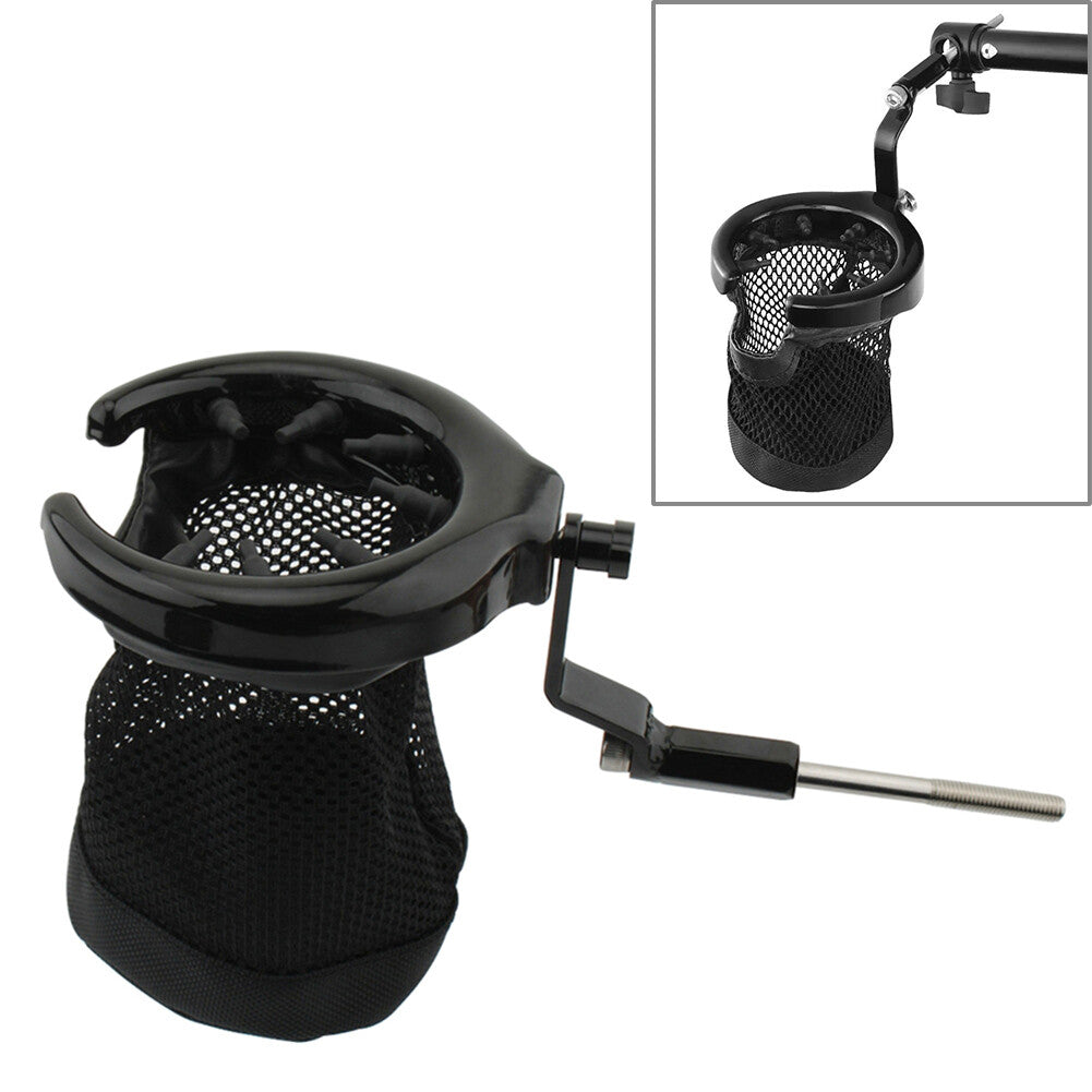 Black Rear Passenger Drink Cup Holder Fit for Honda Goldwing GL1800 2001-2017