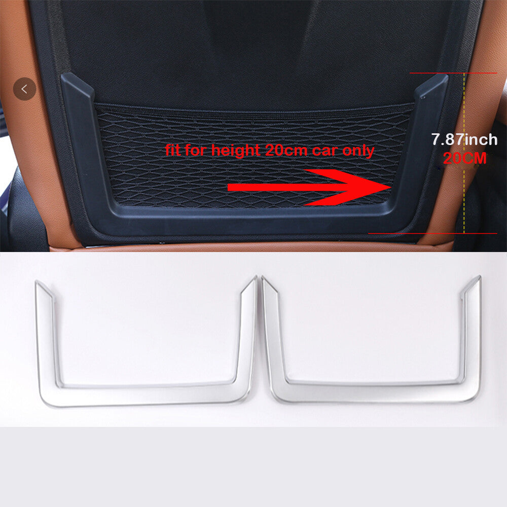2-Pack Black Rear Door Storage Box Handle Armrest Container for Audi Q4 e-tron