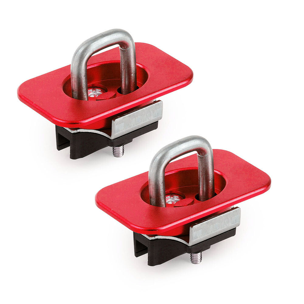 2Flush,Red Truck Bed Tie Downs for 2015-20 F 150/2017-20 F250  F350 Super Duty