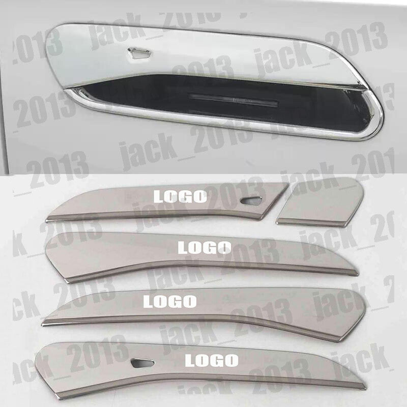 for VW ID.4 ID4 2021-2024 silvery STAINLESS Car Door Side Handle Cover Trim