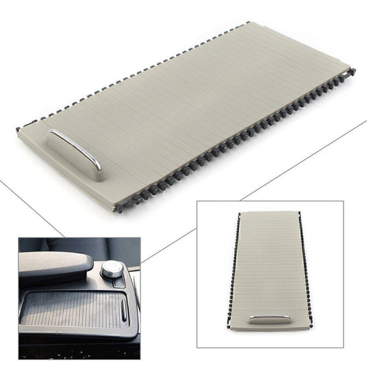 for Mercedes-Benz W204 W212 Center Console Water Cup Holder Panel Roller Cover