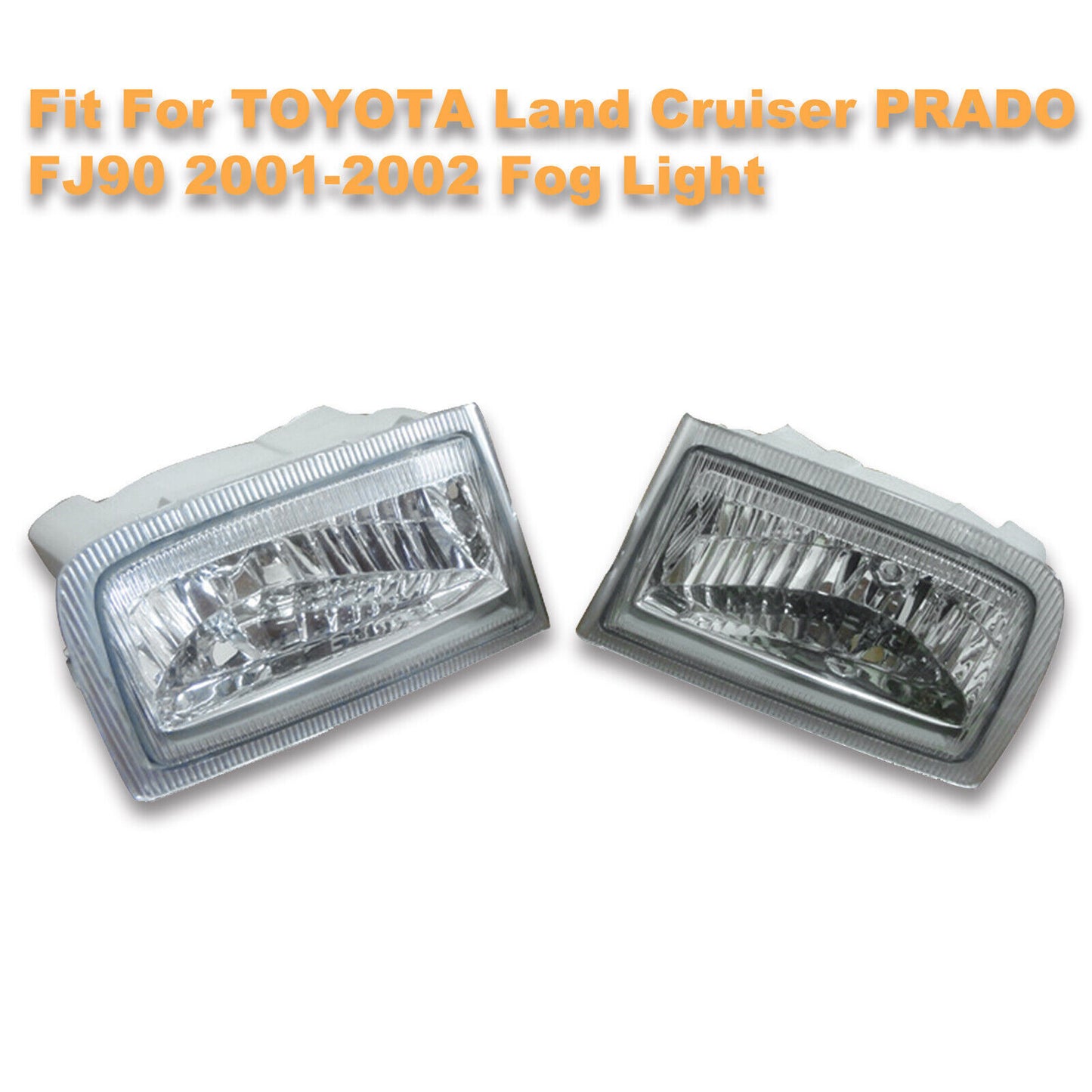 1Pair Front Driving Fog Light Lamps for Toyota for Land Cruiser Prado FJ90 2001-2002