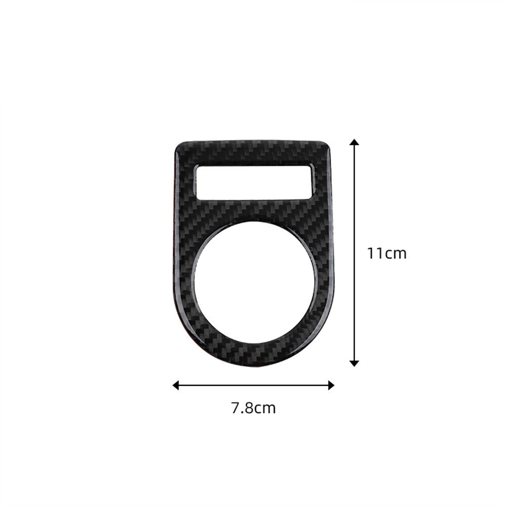 Carbon Fiber Gear Shift Panel Inner Frame Trim for Jaguar F-PACE XE XF 2016-2020