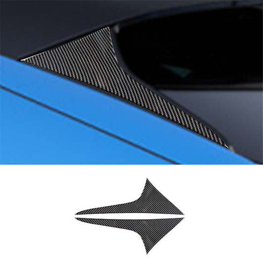 2Pcs Carbon Fiber Panel Trim Cover Interior for Ford for Mustang Mach-E 2021 2022