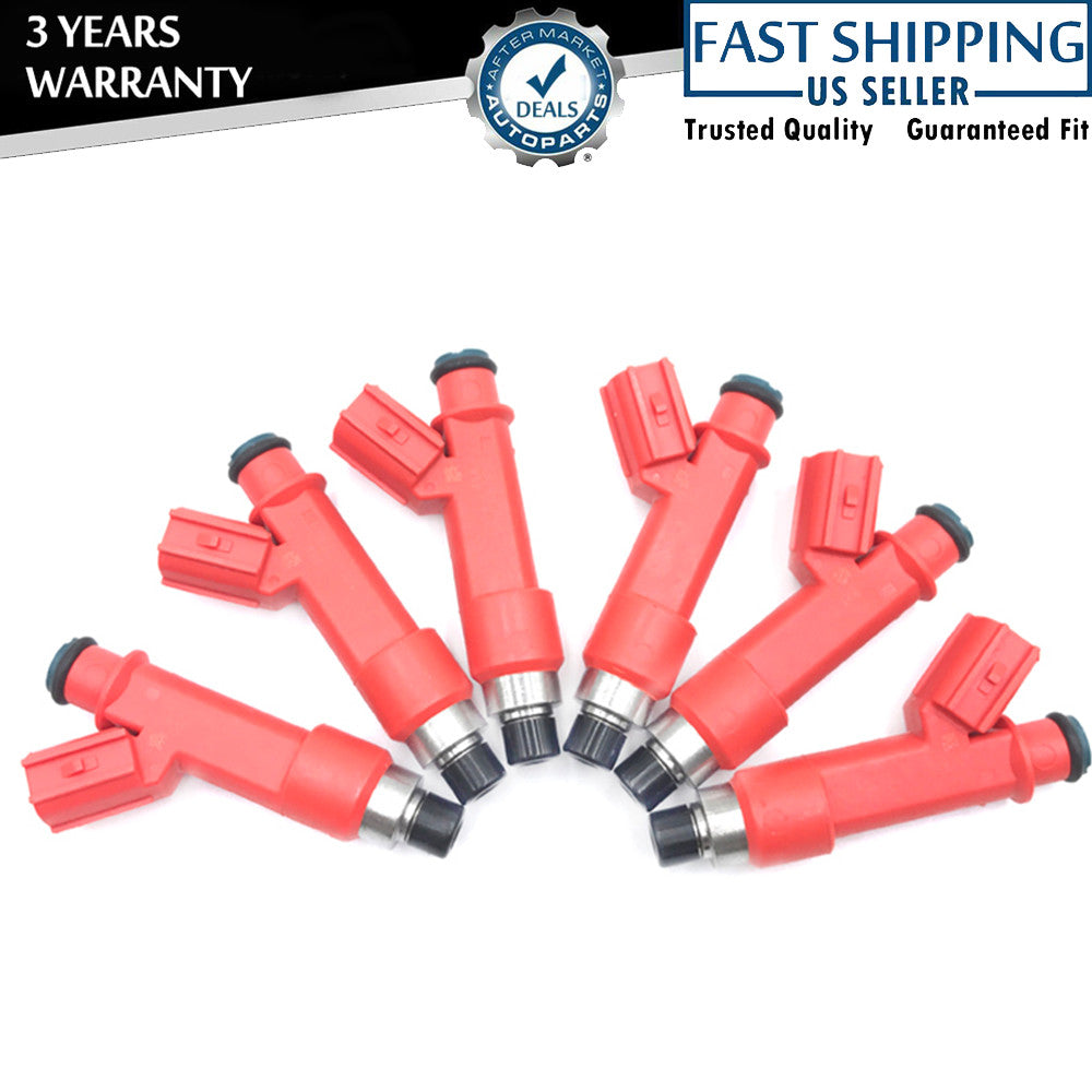 6-pack 550cc fuel injectors for Toyota Celica Supra GS300 1ZZ 2Z (new) 1001-87F90