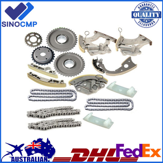 Timing Chain Kit w/ Gears for AUDI A6 C7 A7 for A8 Q5 Q7 S5 for VW TOUAREG 3.0T V6 12-16