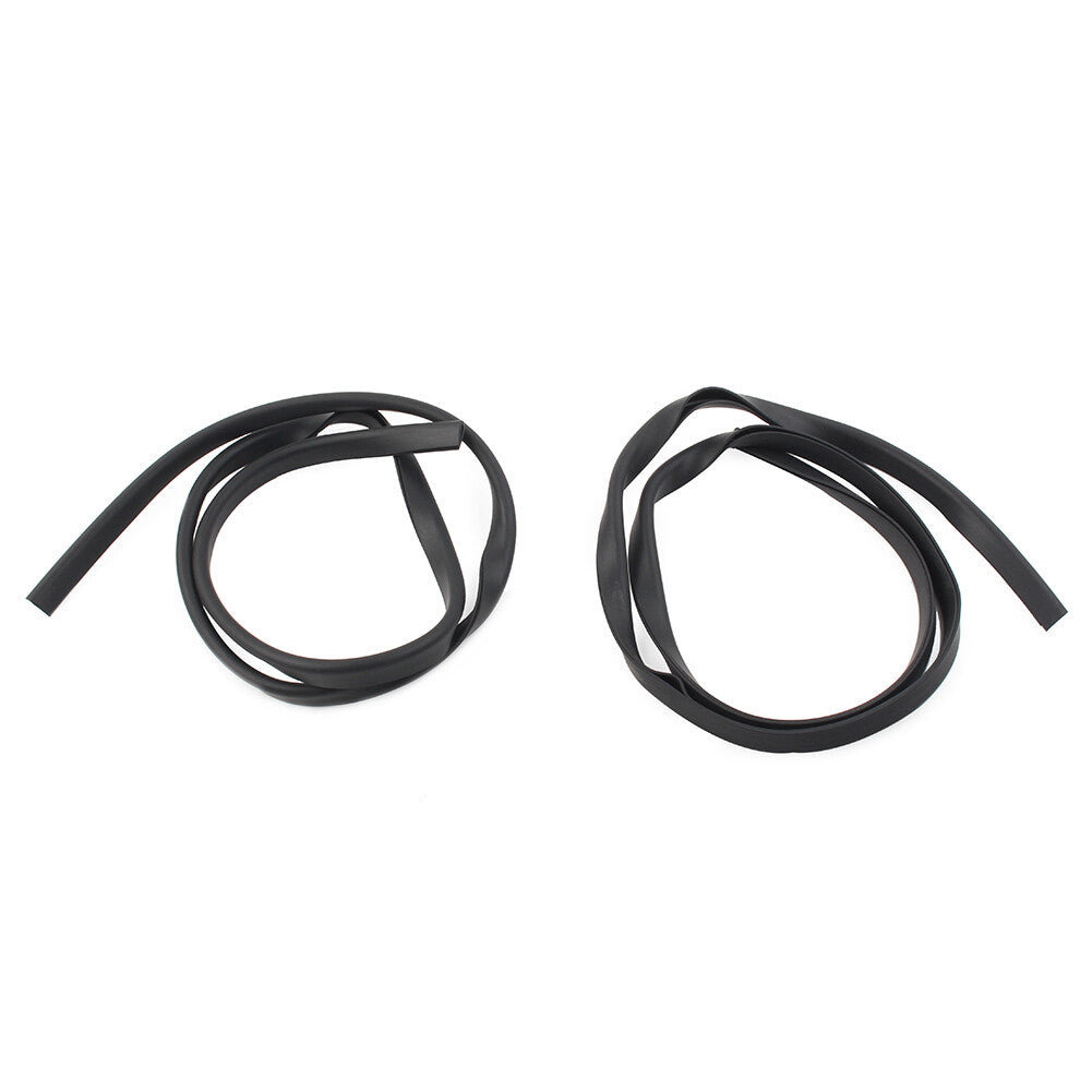 Black 2x 31.9 Inner Fairing Trim Seal FIT for Harley Touring Electra Street Glide