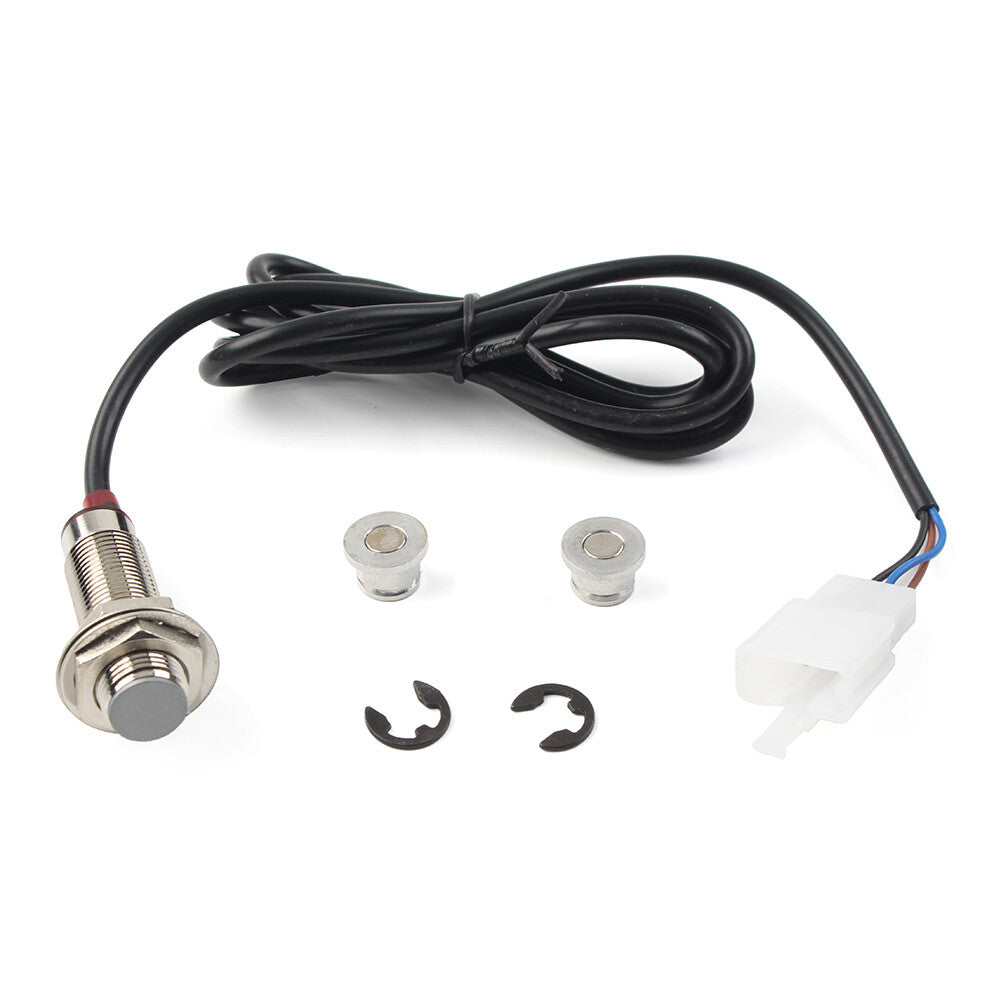 For Motorcycle Speedometer Tachometer Digital ATV Odometer Sensor Cable Magnet